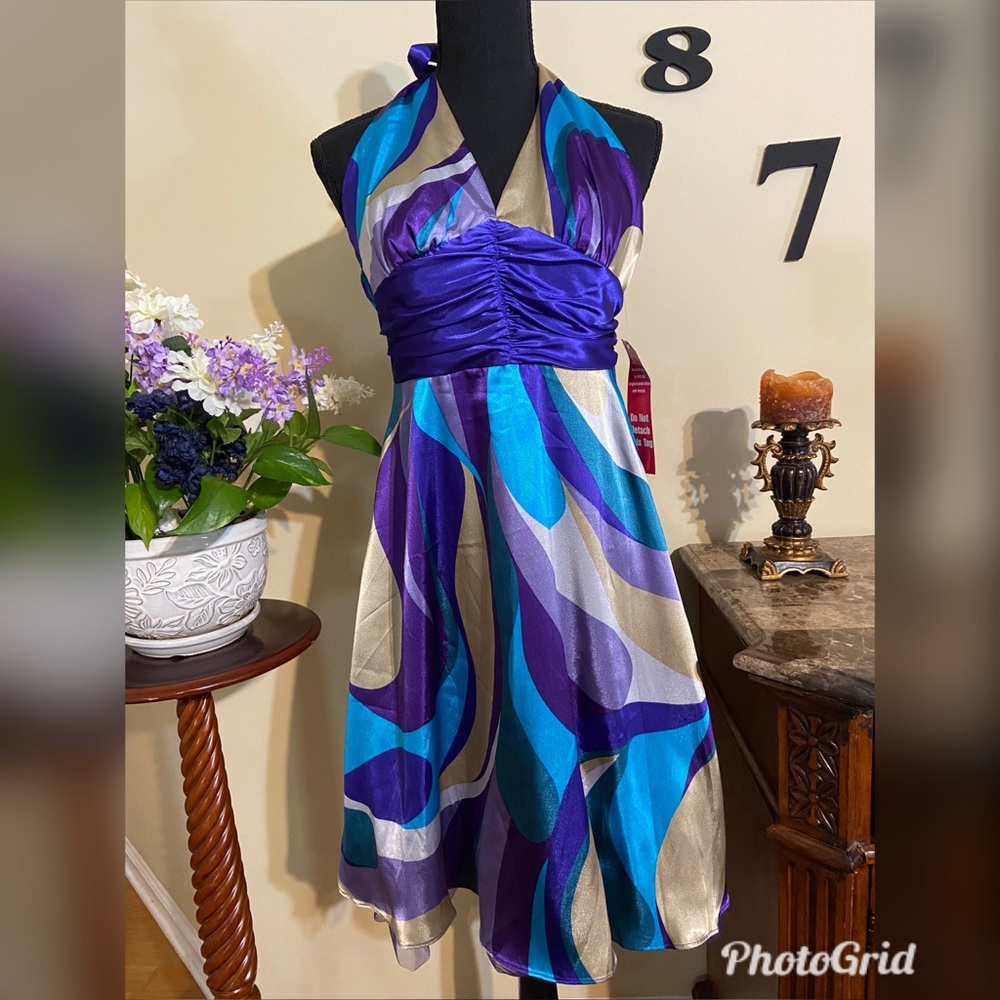 Morgan & Co. Purple Dress